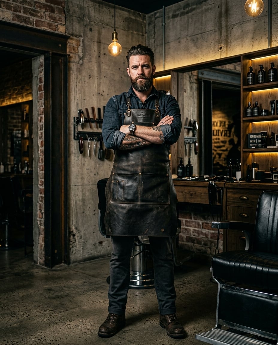 Ahmed, meester barber aan het werk in Eindhoven